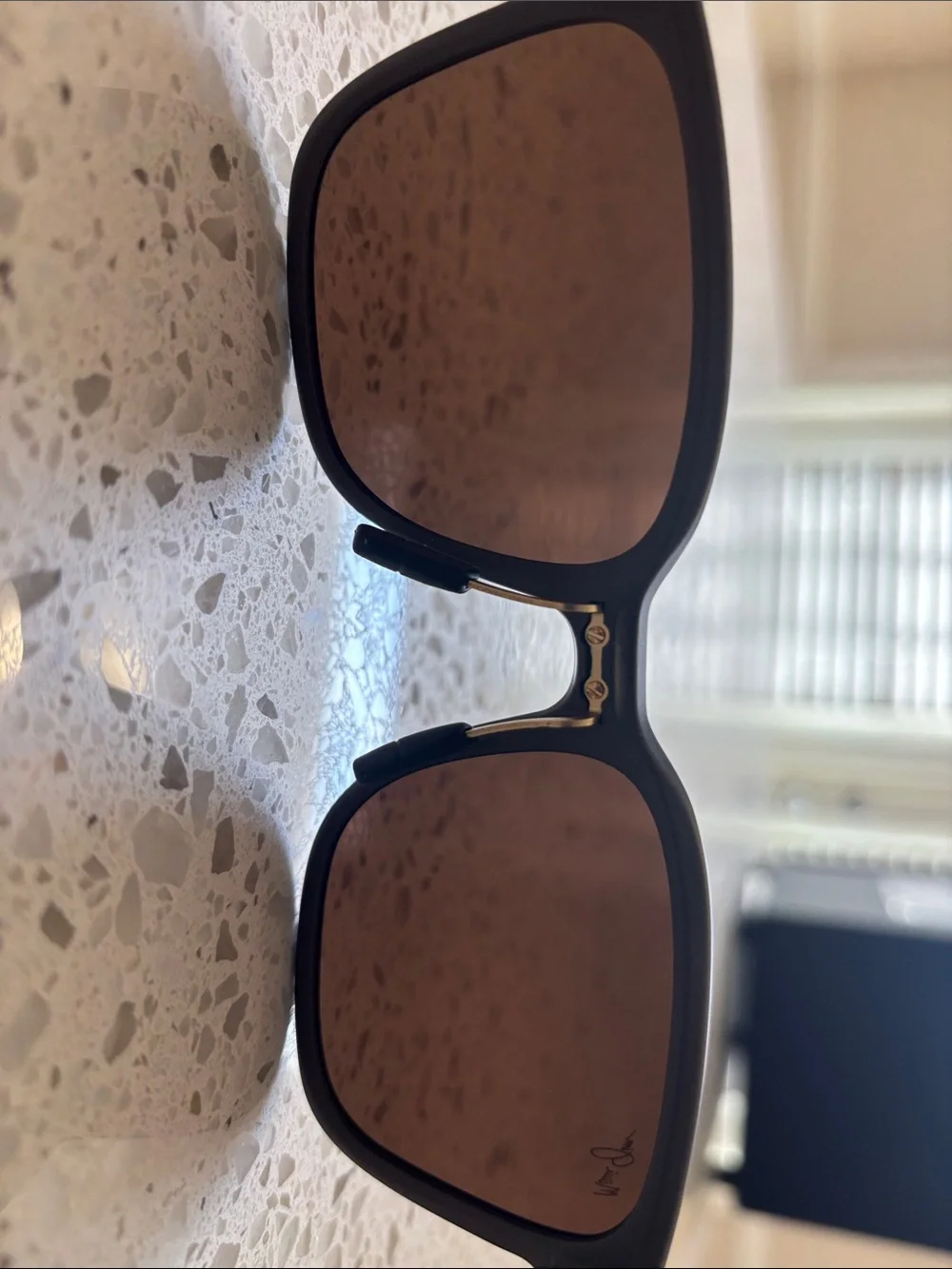 Maui Jim Men’s grey Paulele AF Sunglasses with Brown Lenses